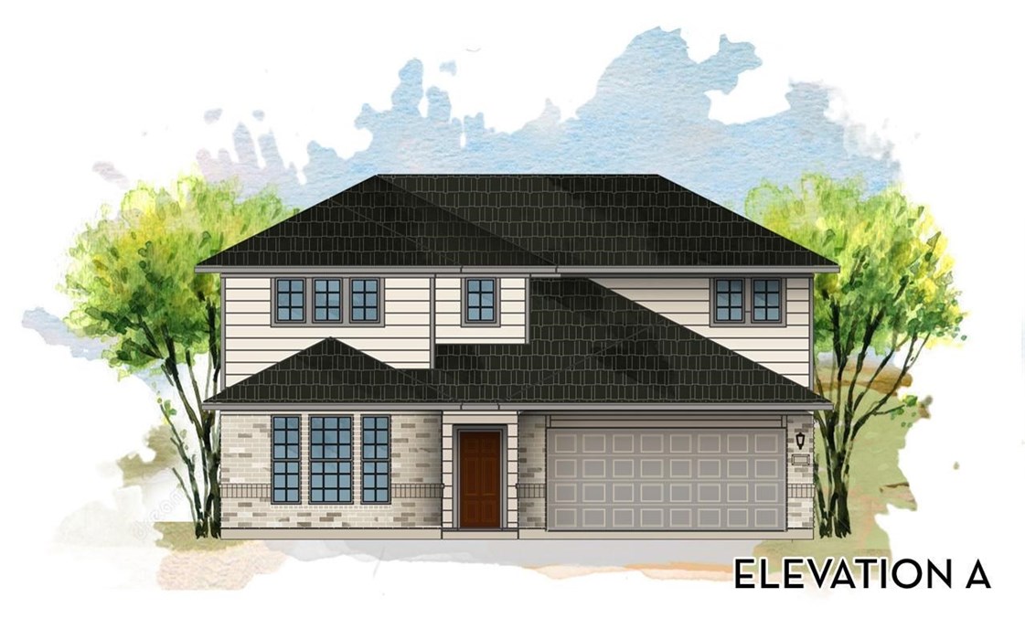 1121 Sundrops Street Leander, TX 78641 - Photo 1 of 1 a front view of a house with a garage