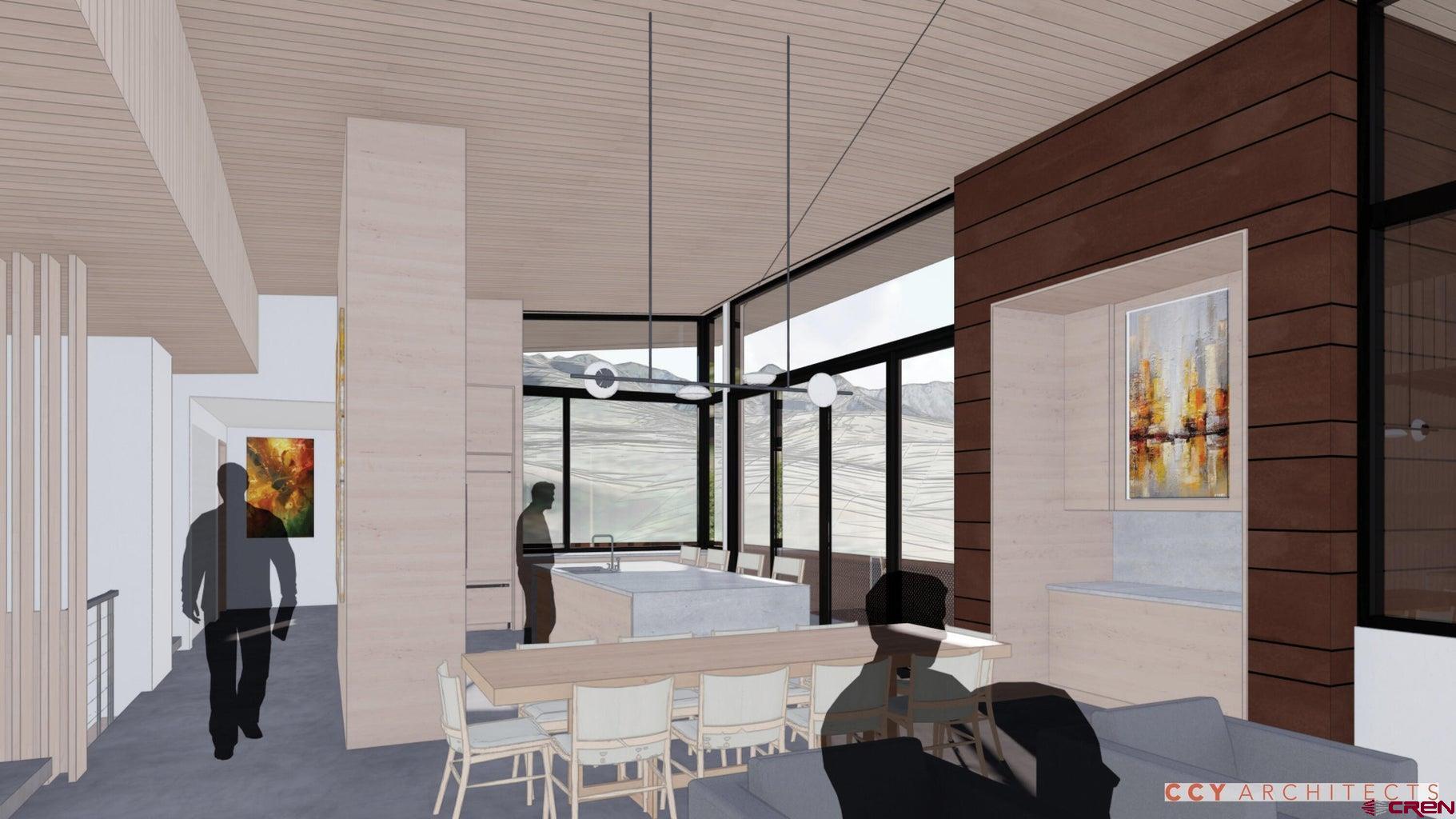 Lot 69 Josefa Lane Telluride, CO 81435 - Photo 5 of 24 a room with furniture a chandelier and large window