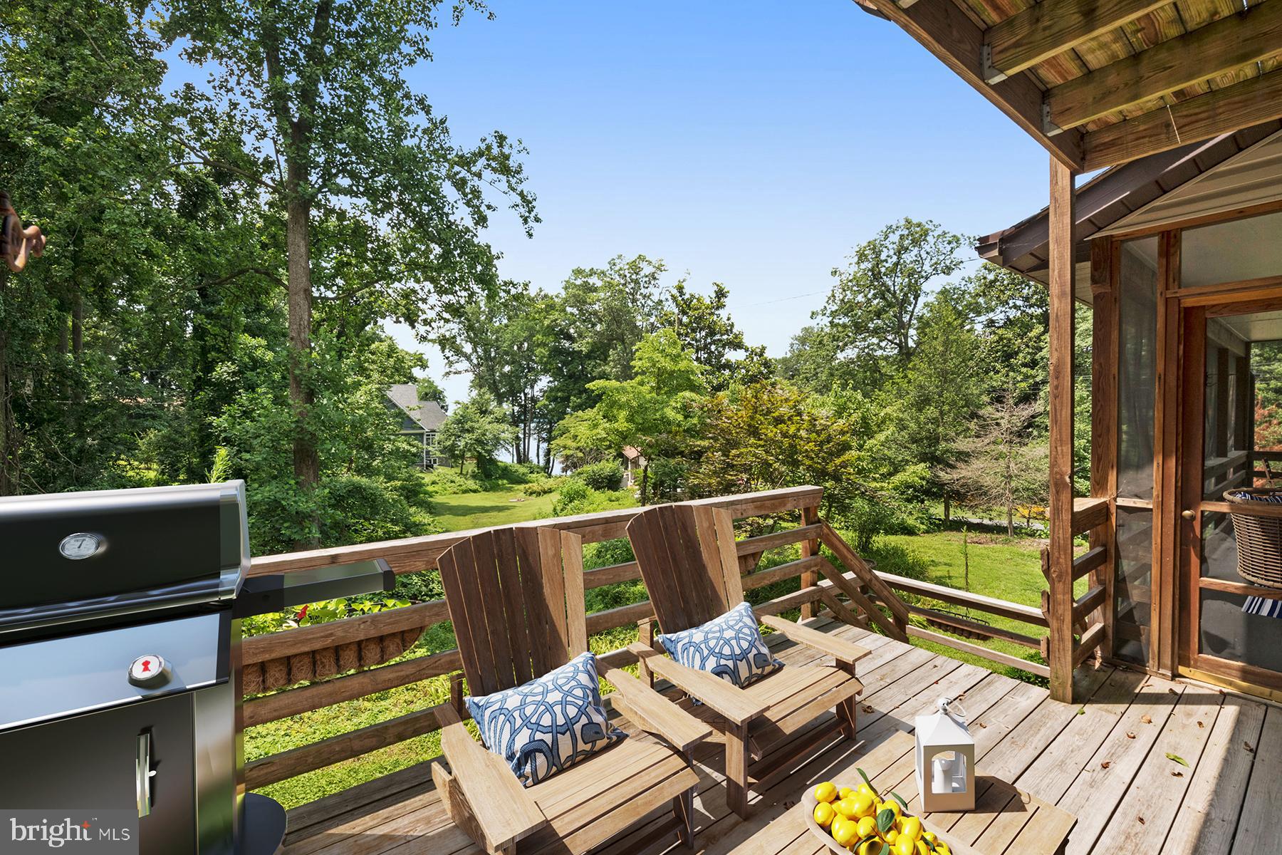 1190 Cavalier Road Arnold, MD 21012 - Photo 13 of 37 Step out to the deck with Severn River views