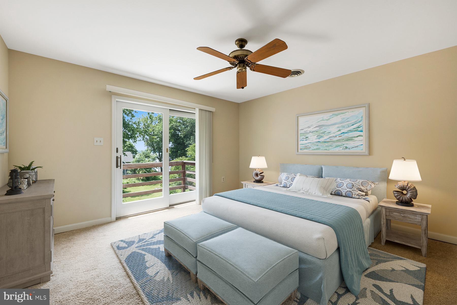 1190 Cavalier Road Arnold, MD 21012 - Photo 14 of 37 Master bedroom has a private deck