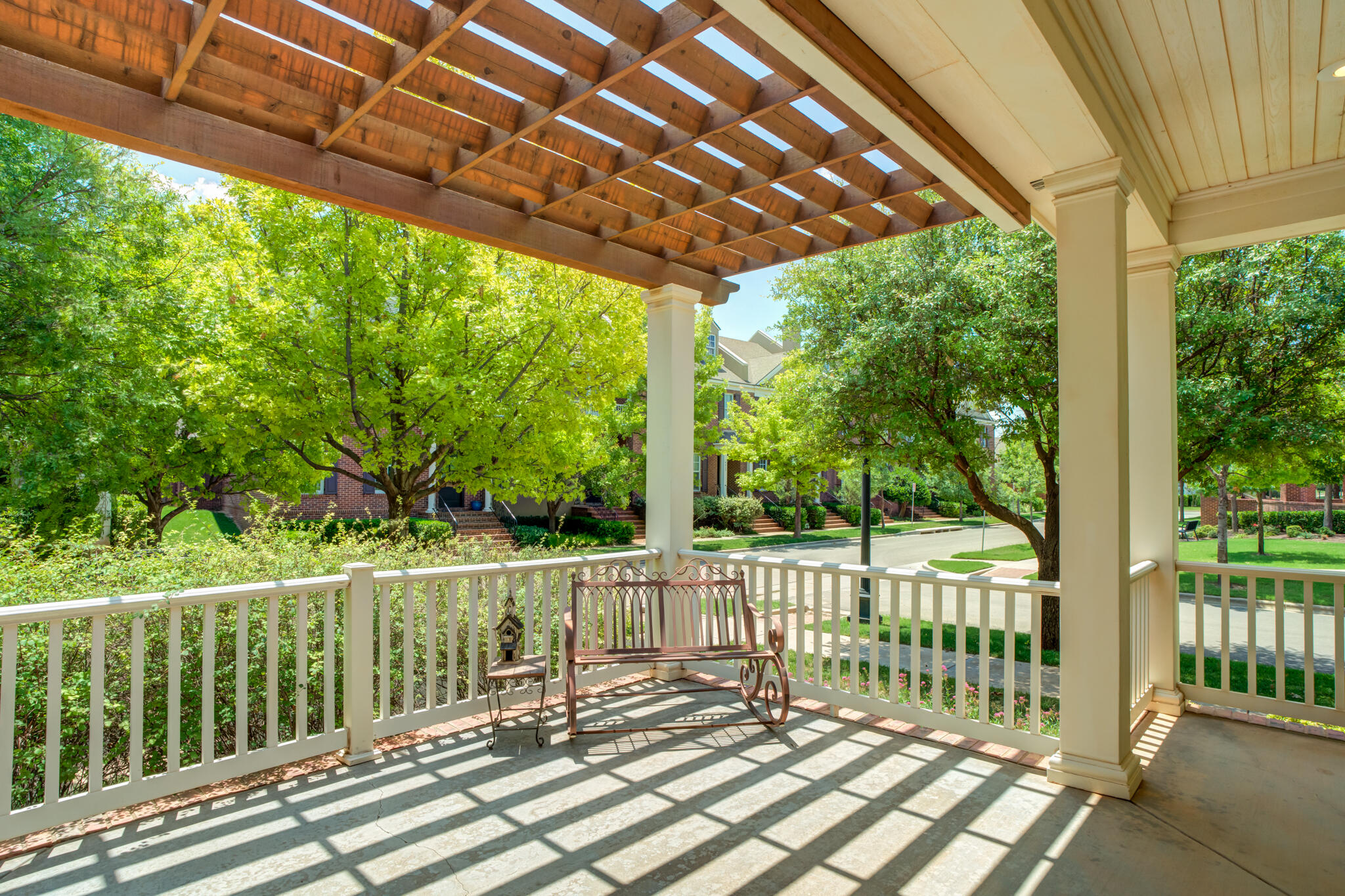 4709 116th Street Lubbock, TX 79424 - Photo 9 of 58 a view of a wooden deck next to a yard