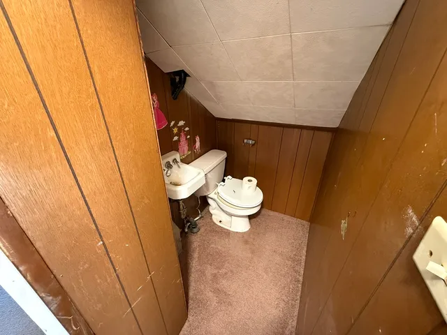 a bathroom with a sink and a toilet