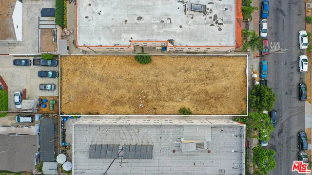 an aerial view of residential house with outdoor space