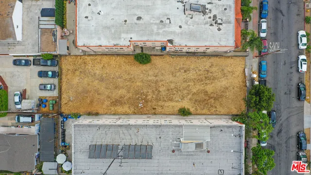an aerial view of residential house with outdoor space