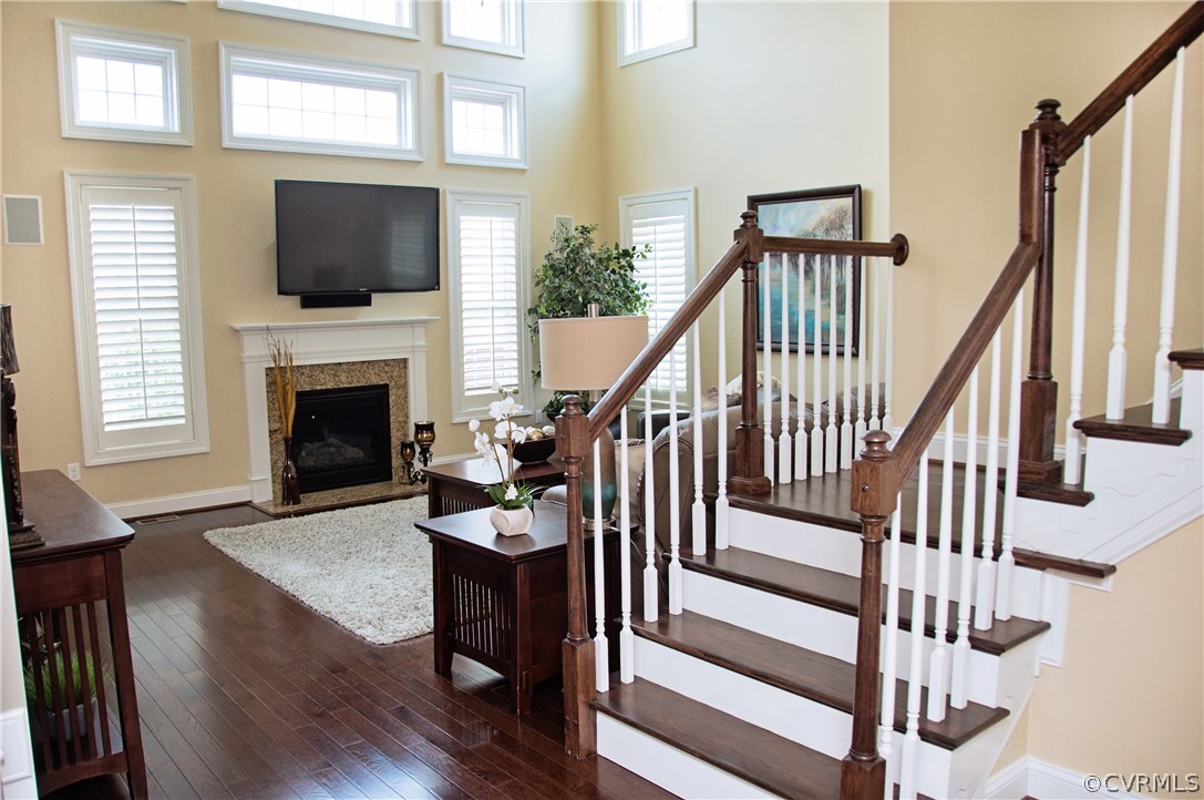 3701 Bircham Loop Midlothian, VA 23113 - Photo 5 of 24 a view of a livingroom with furniture a fireplace