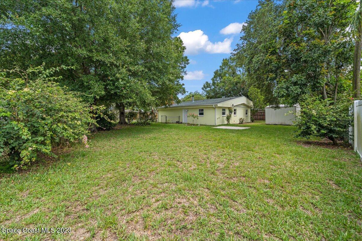 263 Edward Road Melbourne, FL 32904 - Photo 22 of 23 Backyard