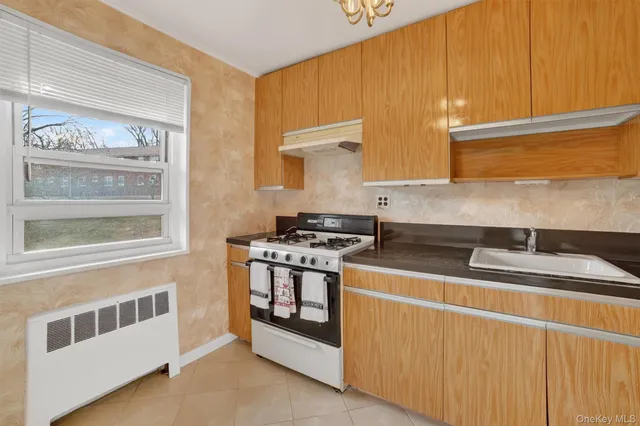 a kitchen with stainless steel appliances granite countertop a stove and a sink