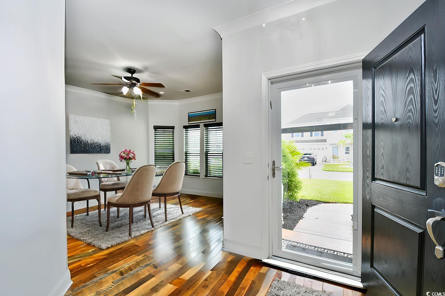 437 Oaklanding Lane Murrells Inlet, SC 29576 - Photo 4 of 40 Entryway with dark hardwood / wood-style floors,