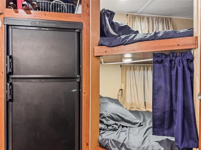 a view of a walk in closet