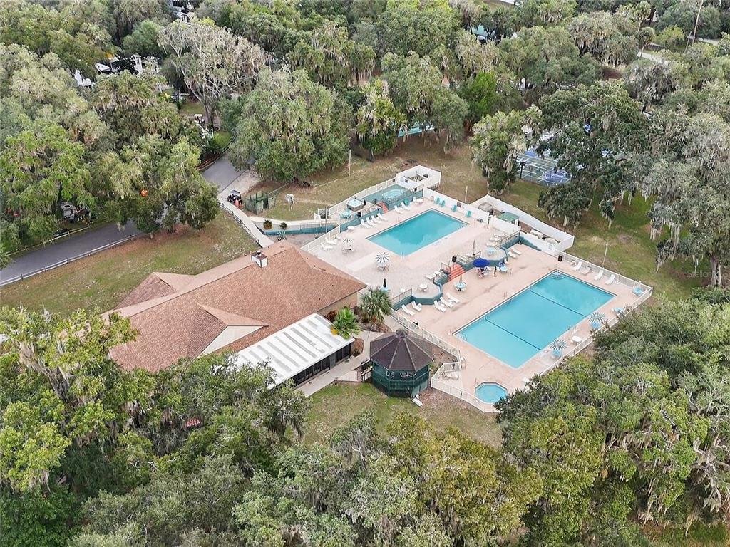 25184 Northeast 143rd Place Salt Springs, FL 32134 - Photo 36 of 42 an aerial view of a house with a yard