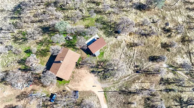 a view of city and mountain