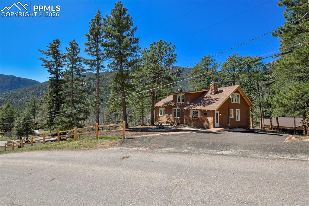 4530 Hagerman Road Cascade, CO 80809 - Photo 6 of 47 View of Home From The Street/From Hagerman Avenue
