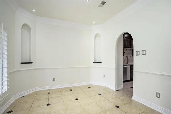 a view of a livingroom with wooden floor