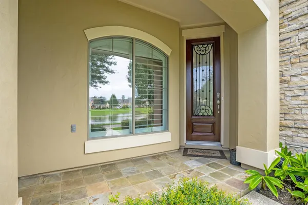 a view of front door of a house