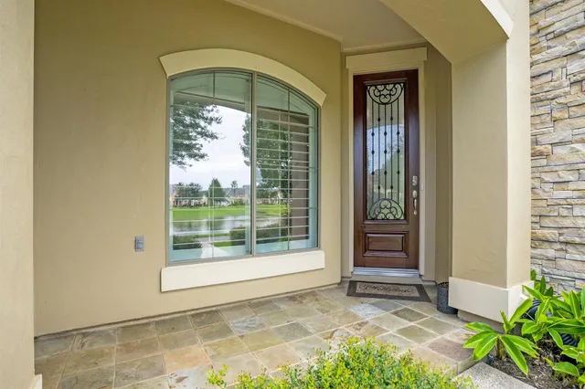 a view of front door of a house