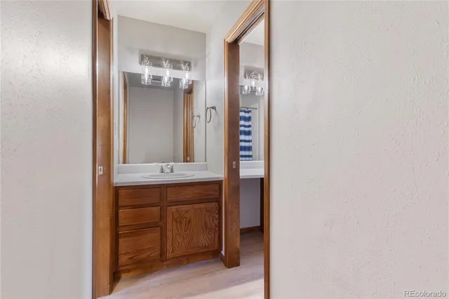 a house view with a outdoor space