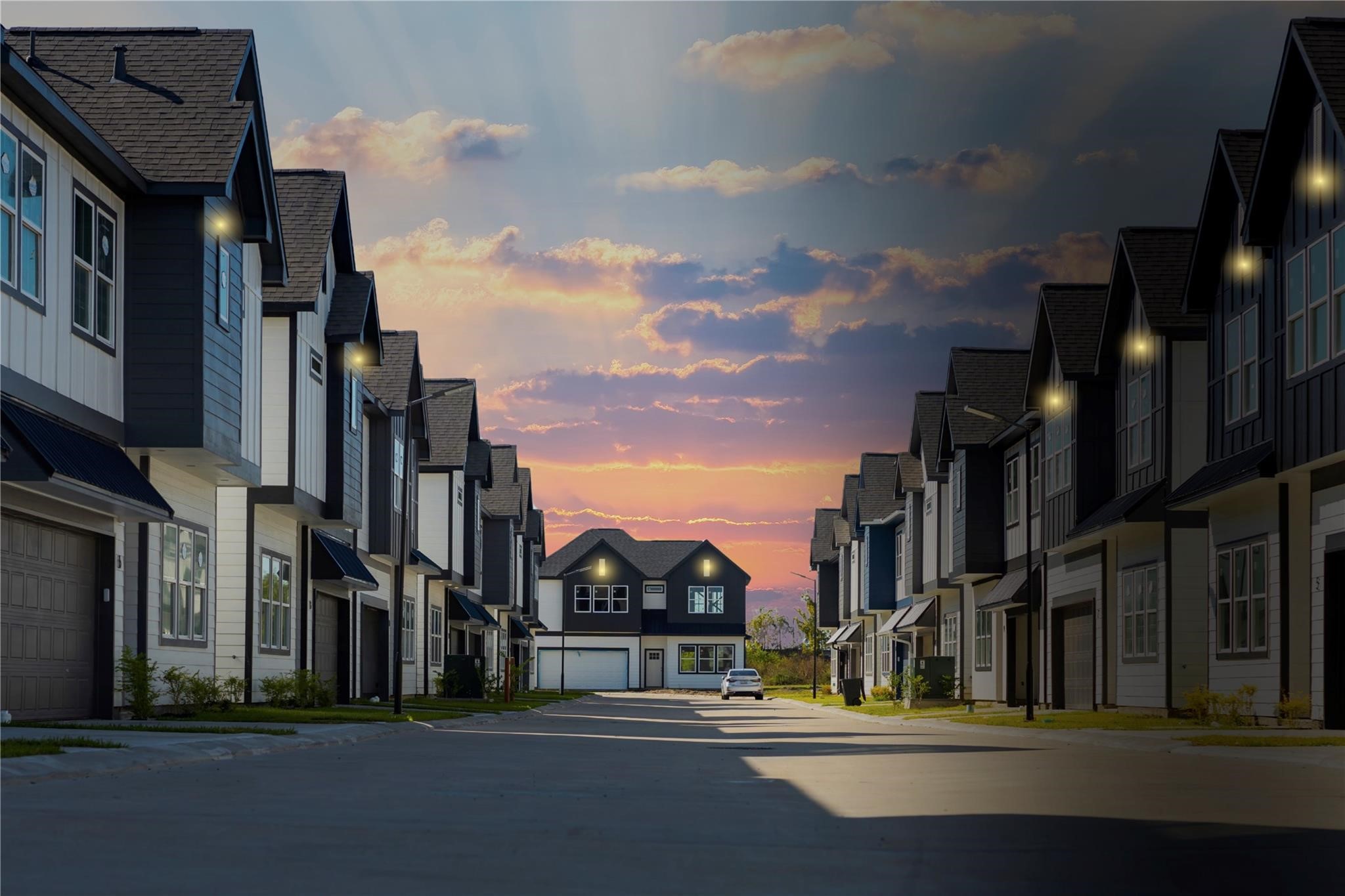 6702 Metro Boulevard, Unit 8 Houston, TX 77083 - Photo 28 of 36 a city street lined with tall buildings