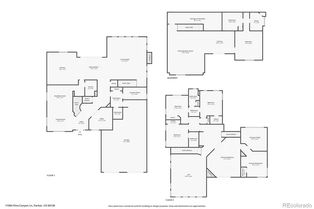 $1,250,000 | 11584 Pine Canyon Lane, Parker, CO 80138