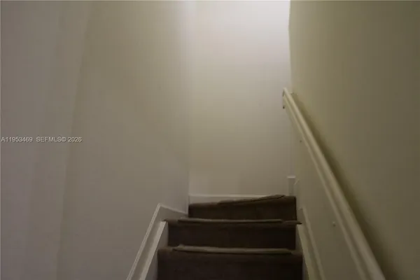 a view of a closet