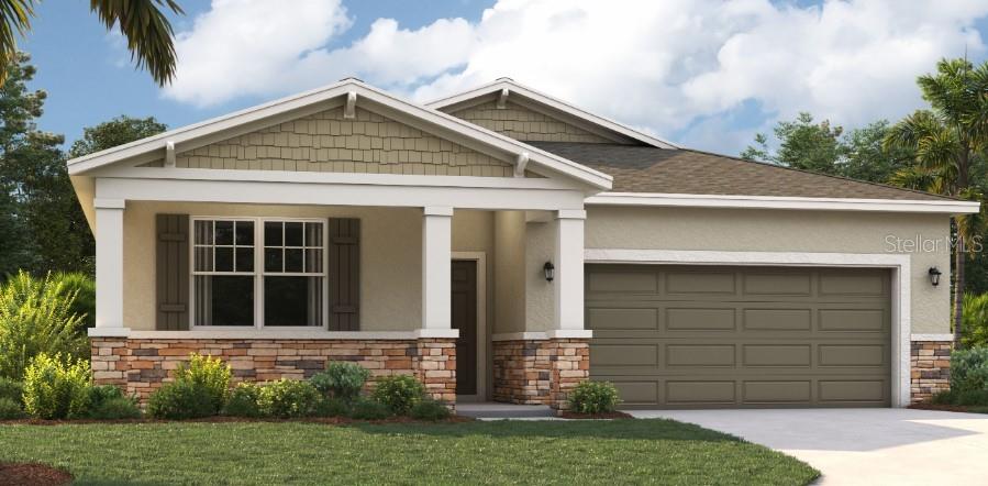 5949 Cliffbow Loop Groveland, FL 34736 - Photo 1 of 1 a front view of a house with a yard