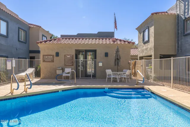 a house view with a outdoor seating space