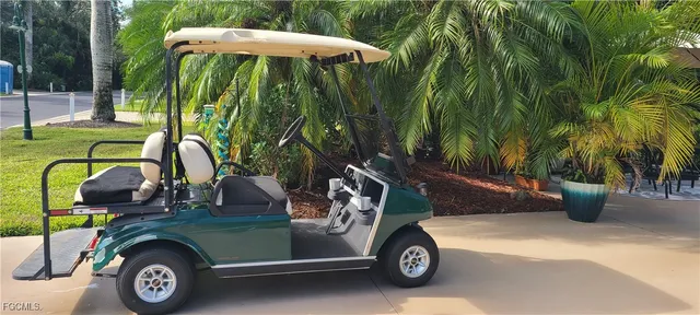 a car parked in front of a house