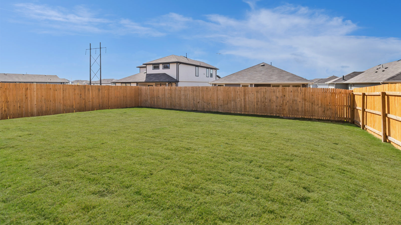 265 Balmorhea Street Kyle, TX 78640 - Photo 24 of 25 a view of a yard with wooden fence