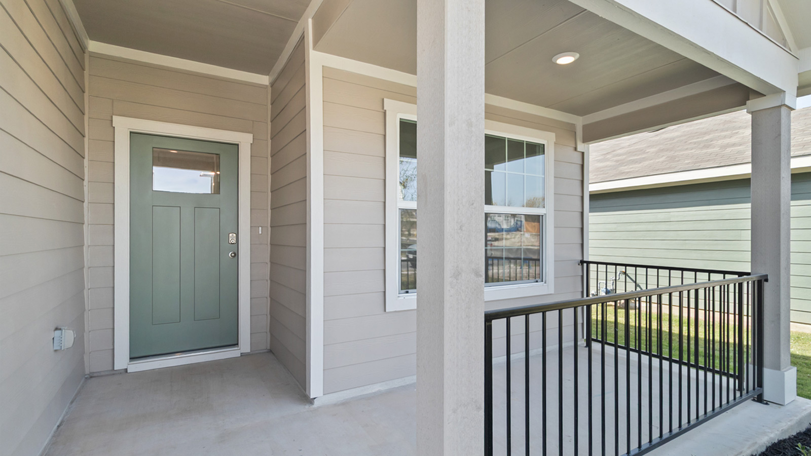 265 Balmorhea Street Kyle, TX 78640 - Photo 5 of 25 a view of a balcony from door