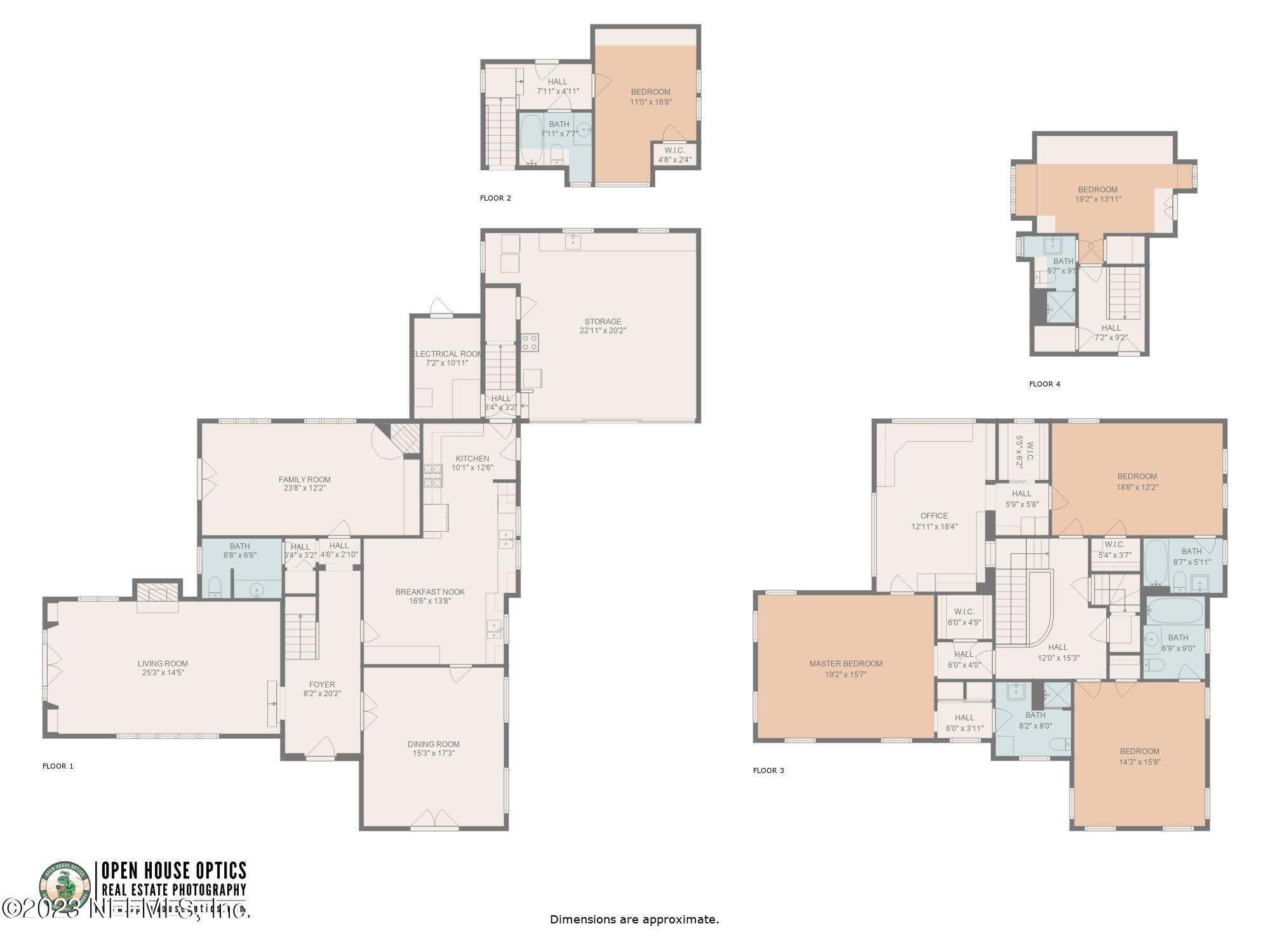 2103 River Road Jacksonville, FL 32207 - Photo 57 of 67 all_floors_dimensions_2103_river_road_ja