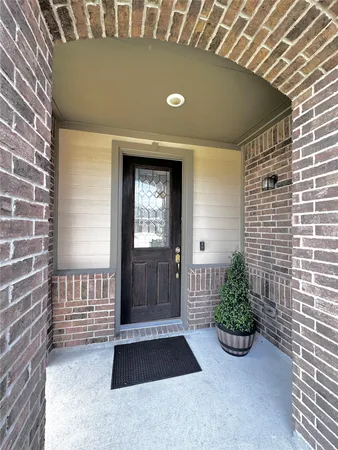 a view of front door of house