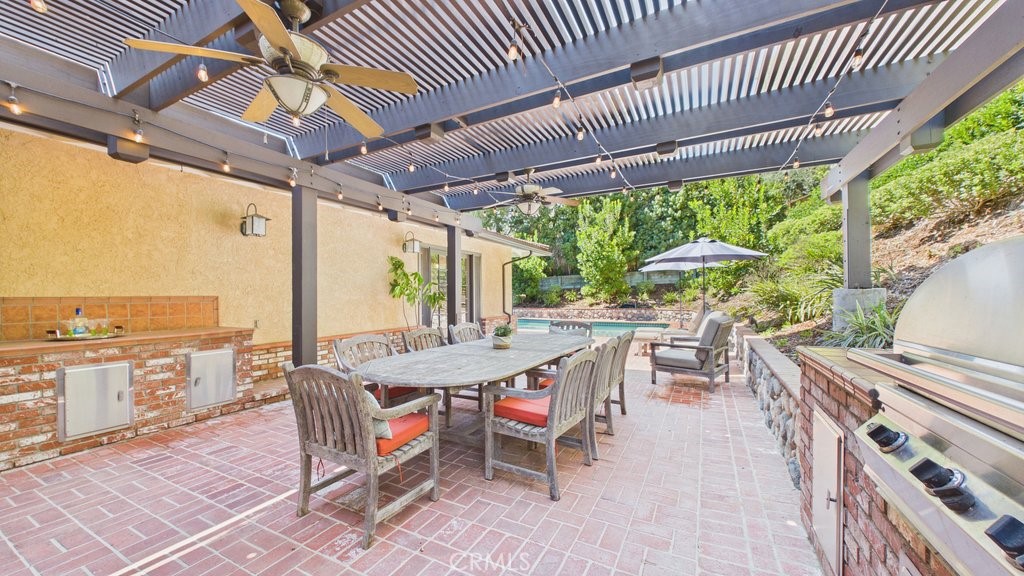 340 Toyon Road Sierra Madre, CA 91024 - Photo 43 of 60 Patio area and pool view from the family room.