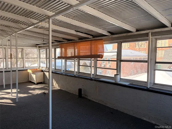 a view of a sitting area in a room