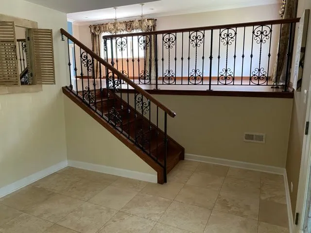a view of entryway with stairs