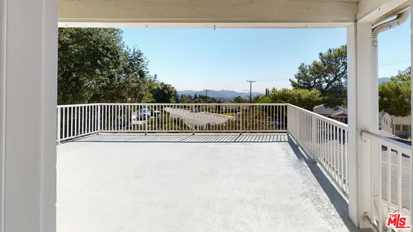 a view of balcony with outdoor space