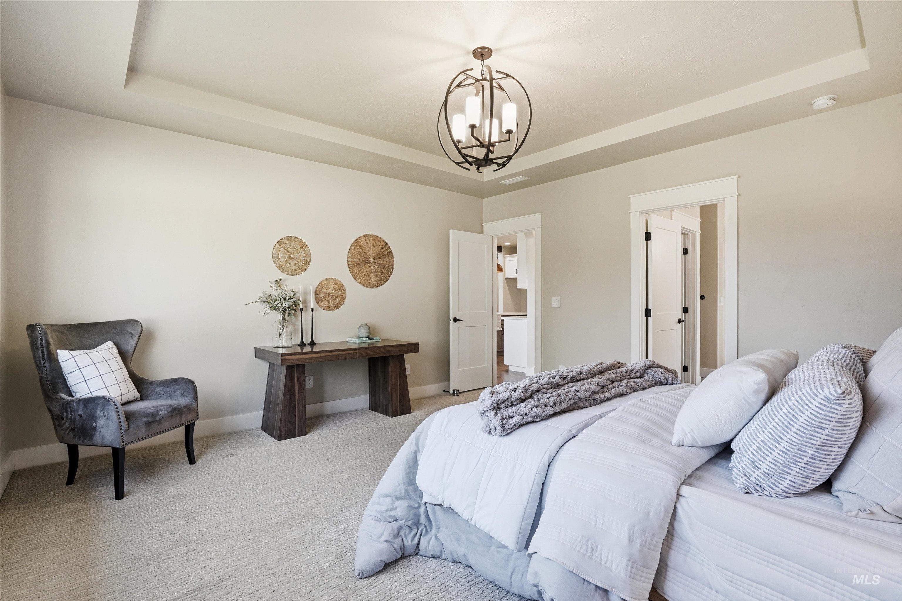 3915 West Riva Capri Street Meridian, ID 83646 - Photo 20 of 49 Light-toned carpeting complementing neutral wall tones
