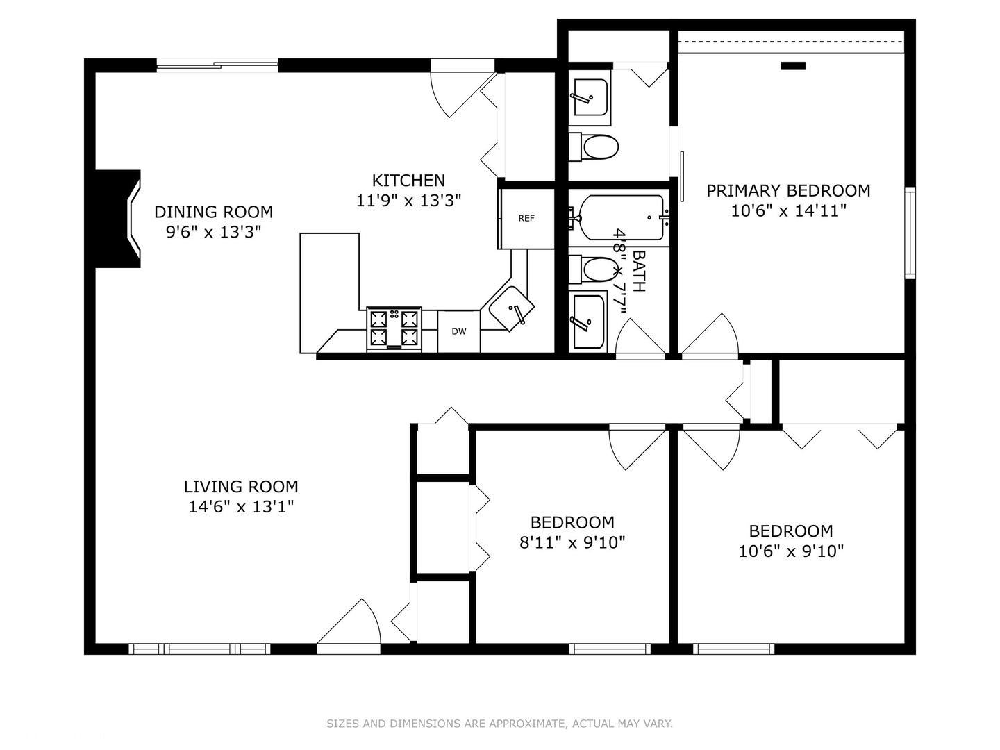 2206 Oak Lane Rolling Meadows, IL 60008 - Photo 24 of 24 a black and white photo of a painting