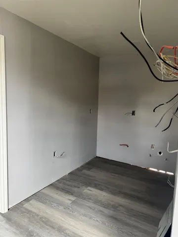 a view of under construction room and staircase