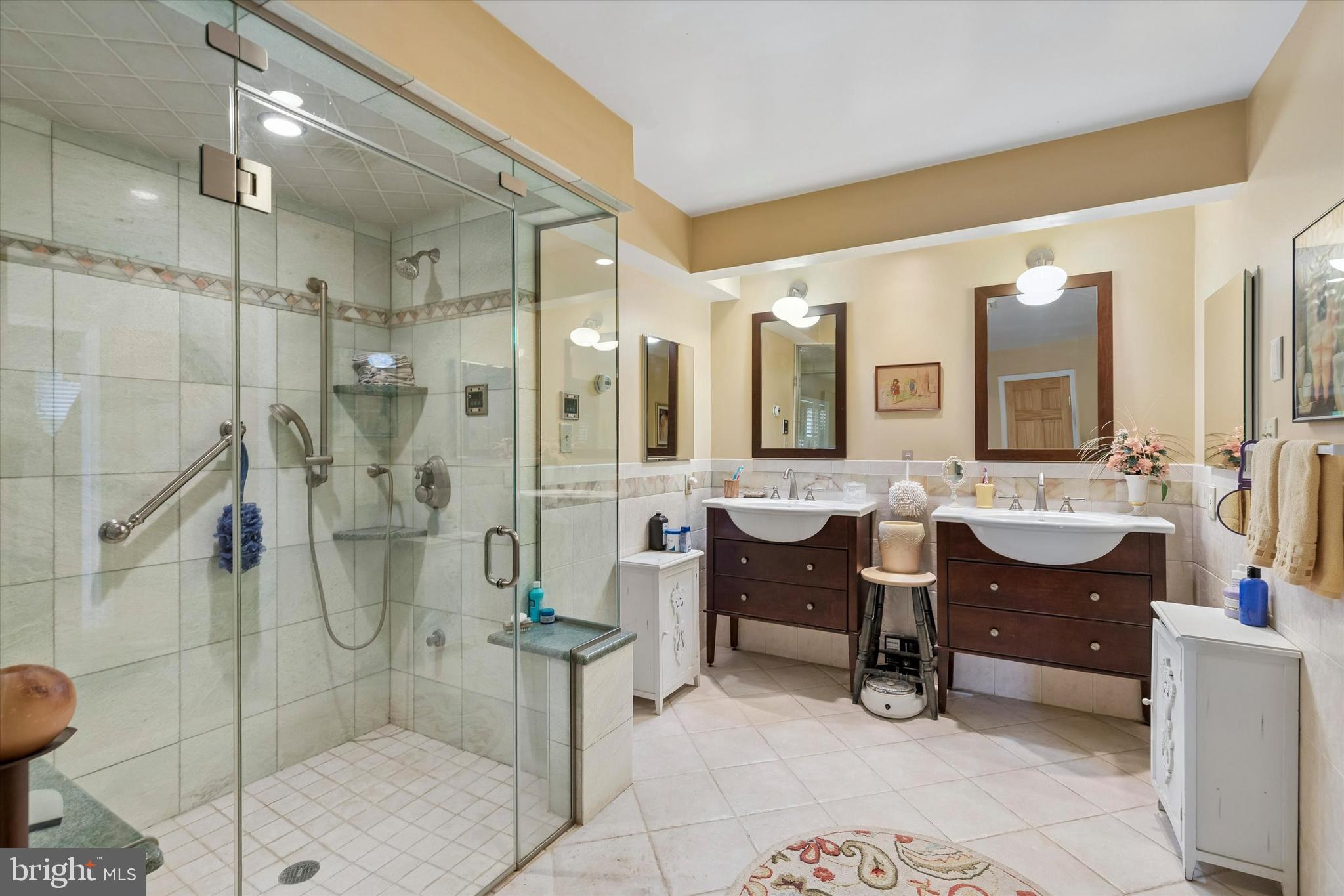 1240 Stump Road North Wales, PA 19454 - Photo 21 of 57 Primary Bath w/Heated Floors
