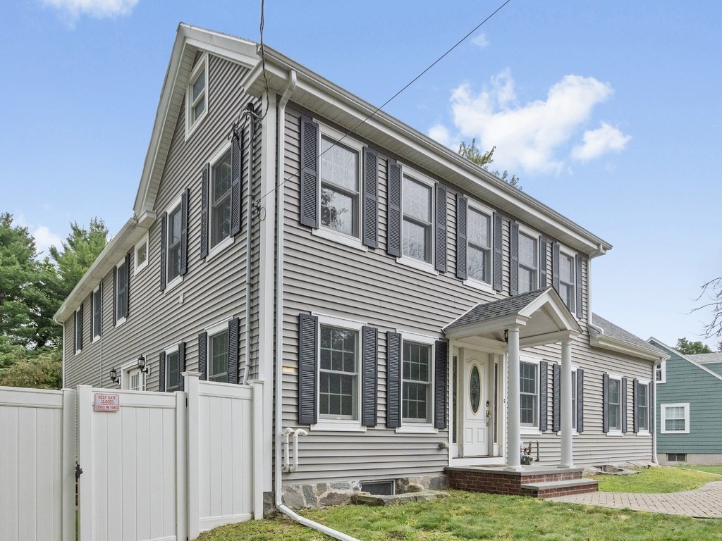 1767 Trapelo Road Waltham, MA 02451 - Photo 30 of 39 a front view of a house with a garden