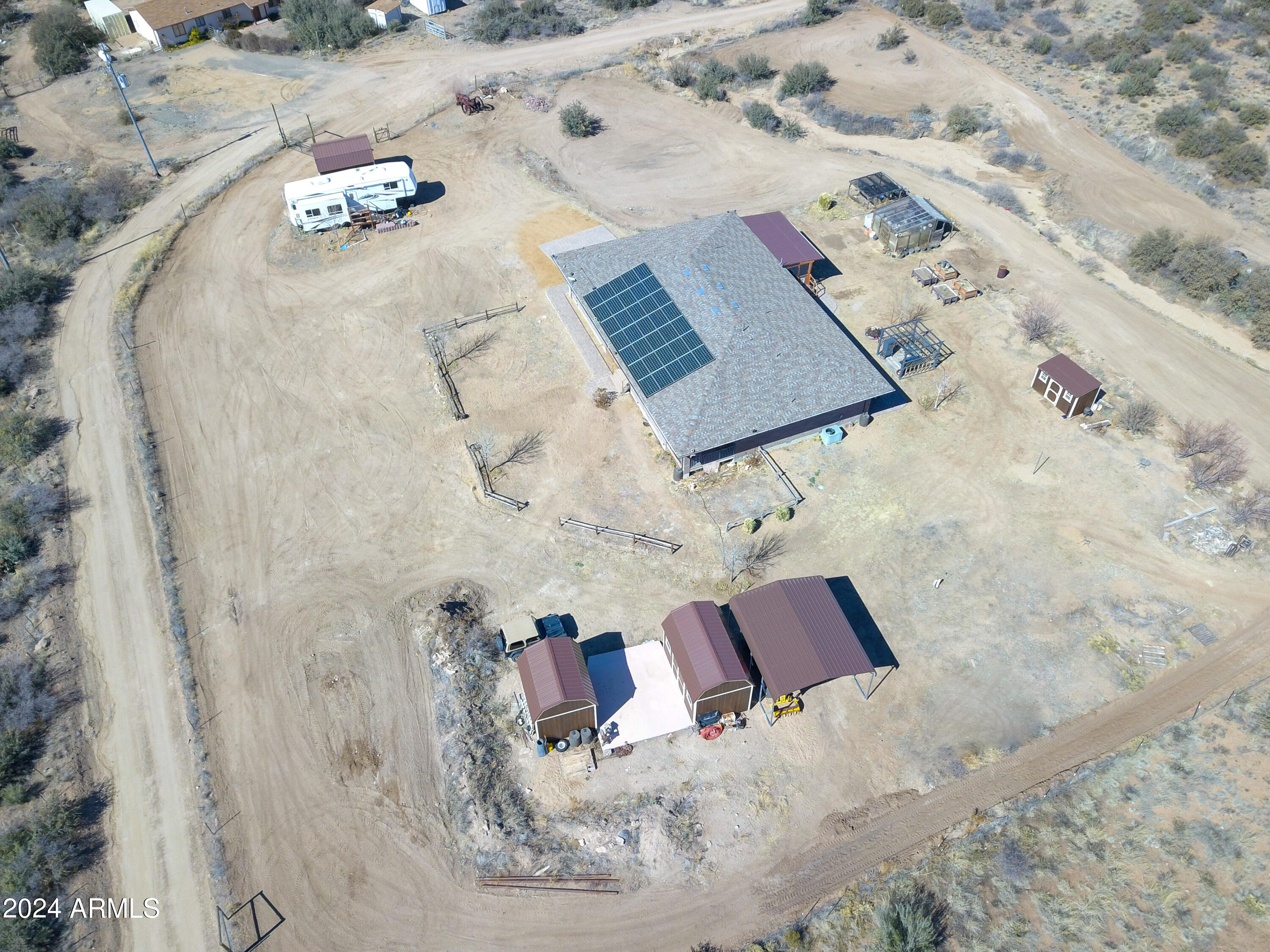 6951 Musgrove Road Skull Valley, AZ 86338 - Photo 44 of 52 Ariel View