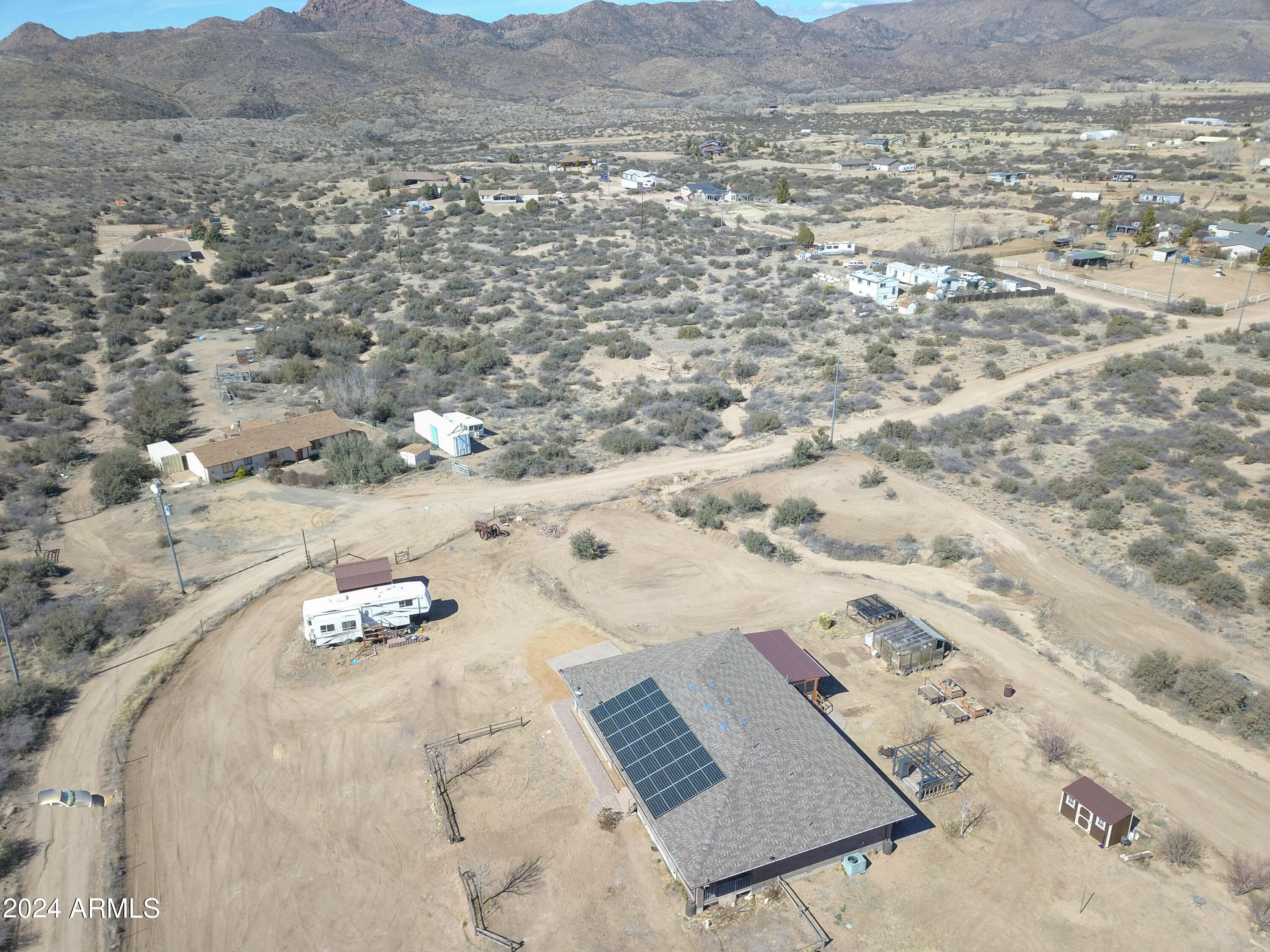 6951 Musgrove Road Skull Valley, AZ 86338 - Photo 45 of 52 Ariel View