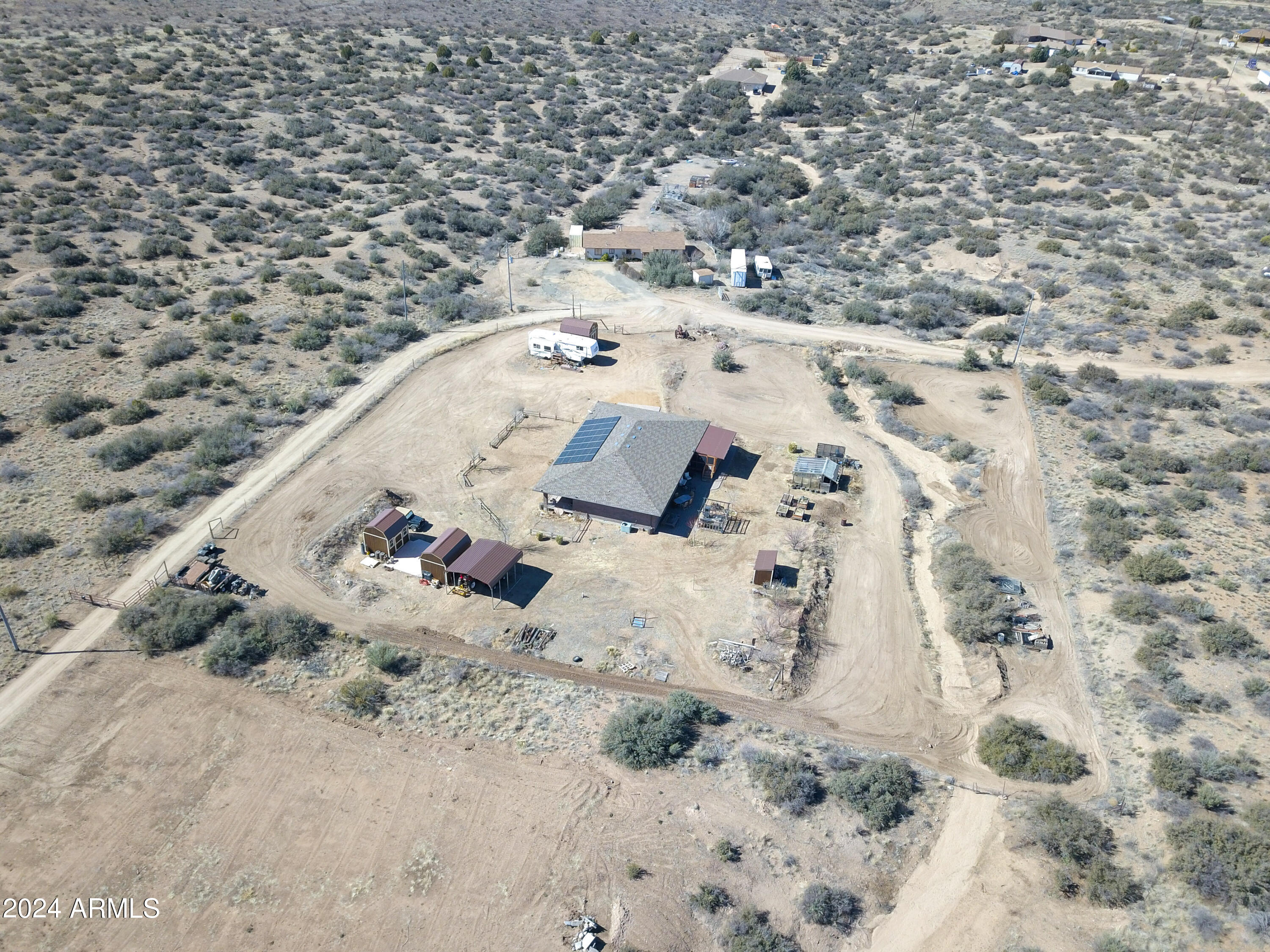 6951 Musgrove Road Skull Valley, AZ 86338 - Photo 46 of 52 Ariel View