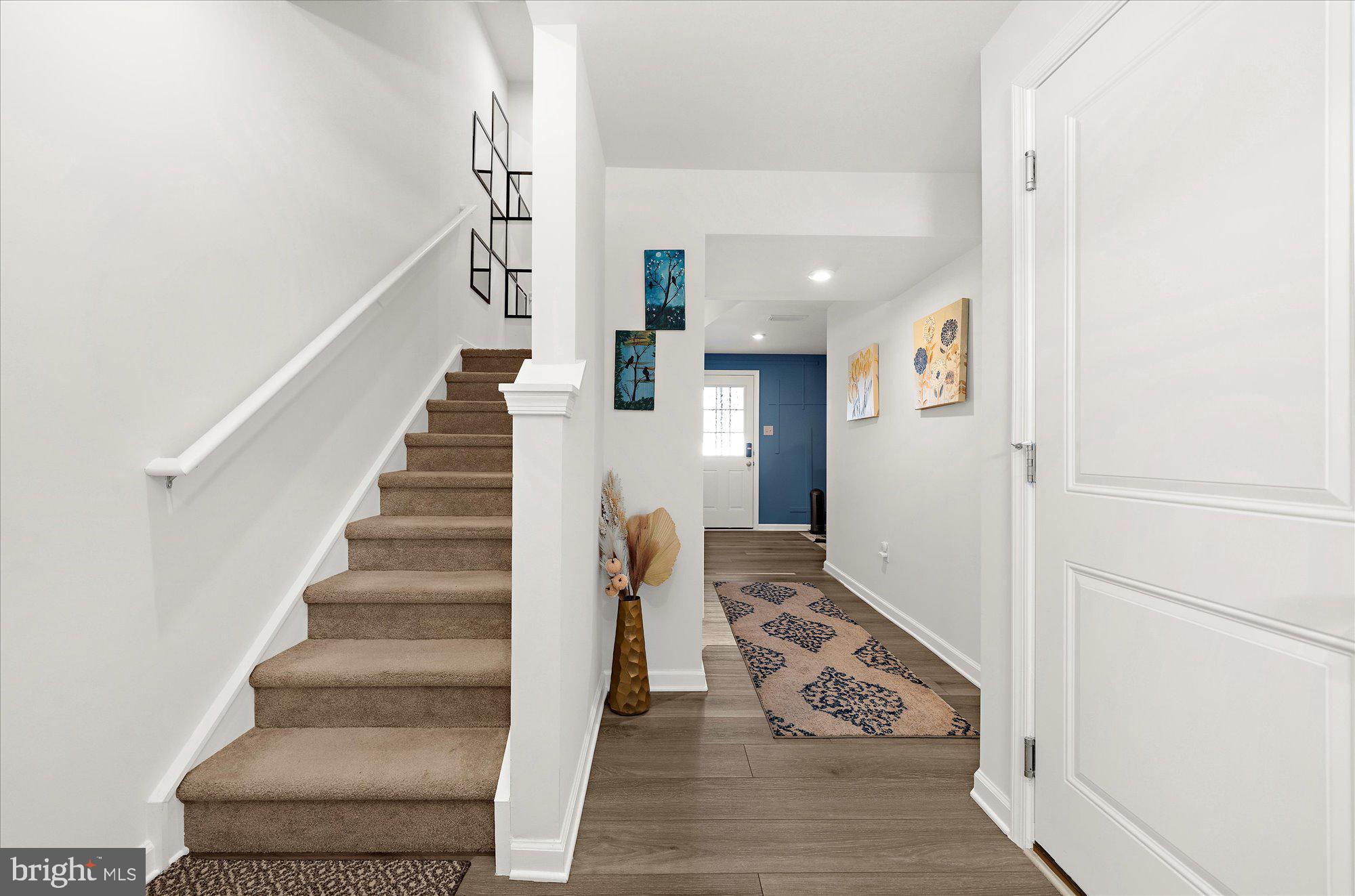 39 Wendowski Street Beverly, NJ 08010 - Photo 8 of 25 a view of entryway and hall with wooden floor