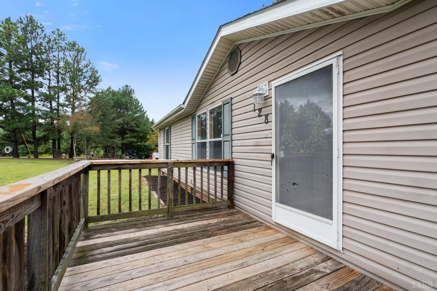 128 Douglas Drive Dry Fork, VA 24549 - Photo 34 of 45 a view of a wooden deck