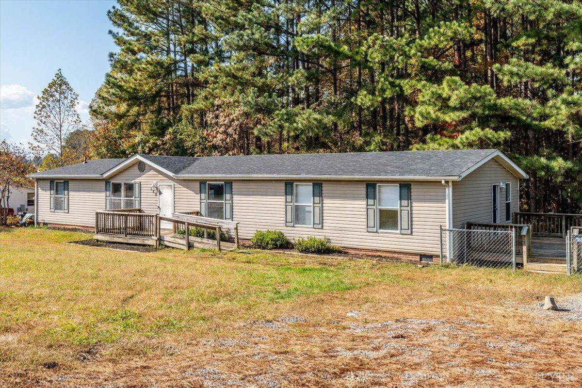 128 Douglas Drive Dry Fork, VA 24549 - Photo 39 of 45 a front view of house with yard patio and swimming pool