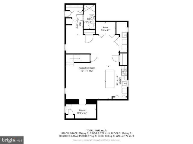 a picture of a room with a white wall and a painting