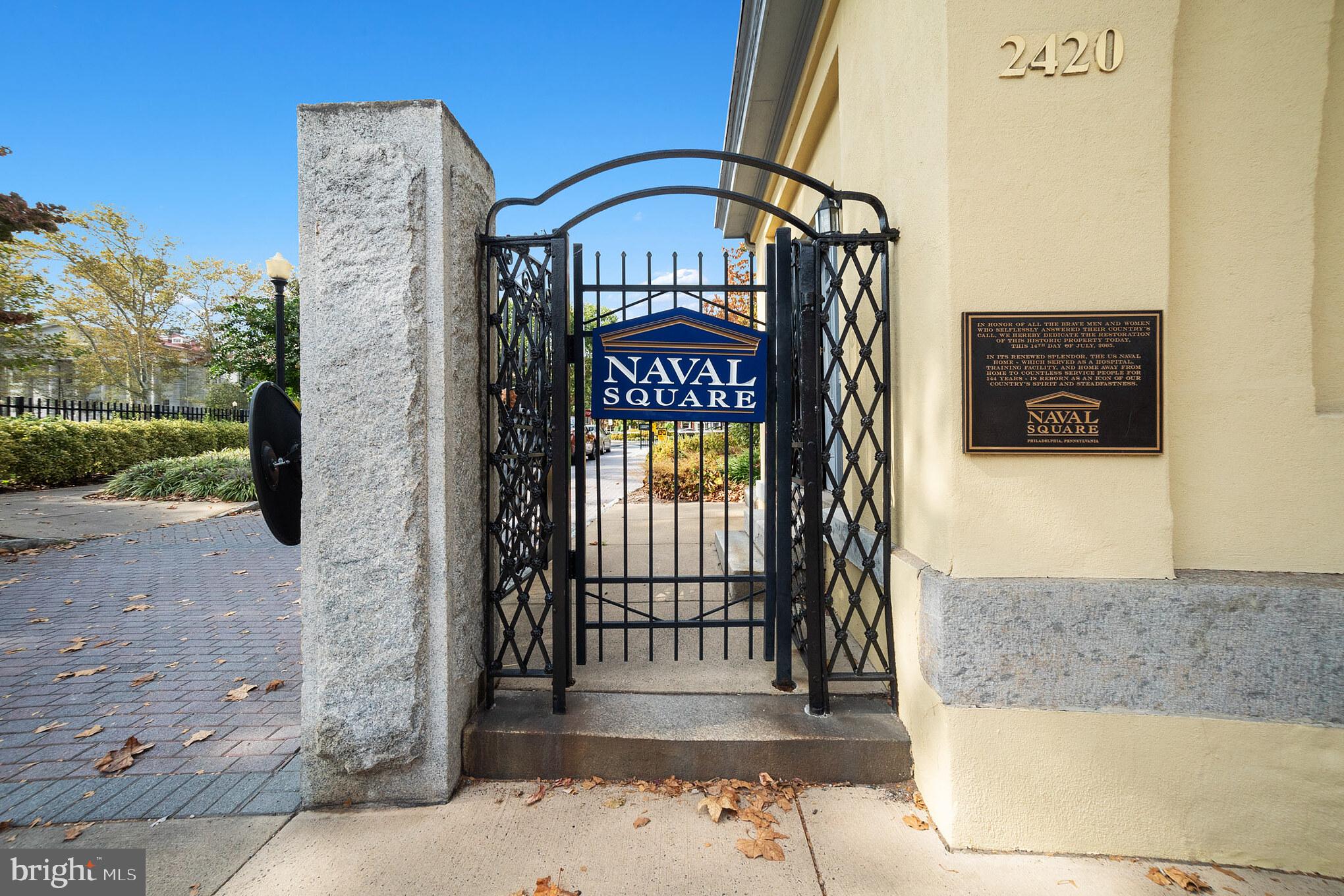 1 Academy Circle, Unit 204 Philadelphia, PA 19146 - Photo 18 of 26 Charming entrance to Naval Square.