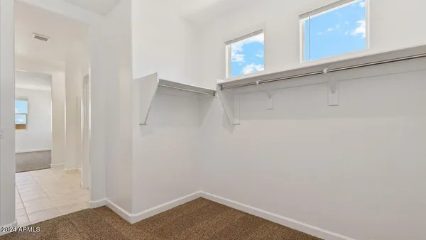 a view of a room with closet
