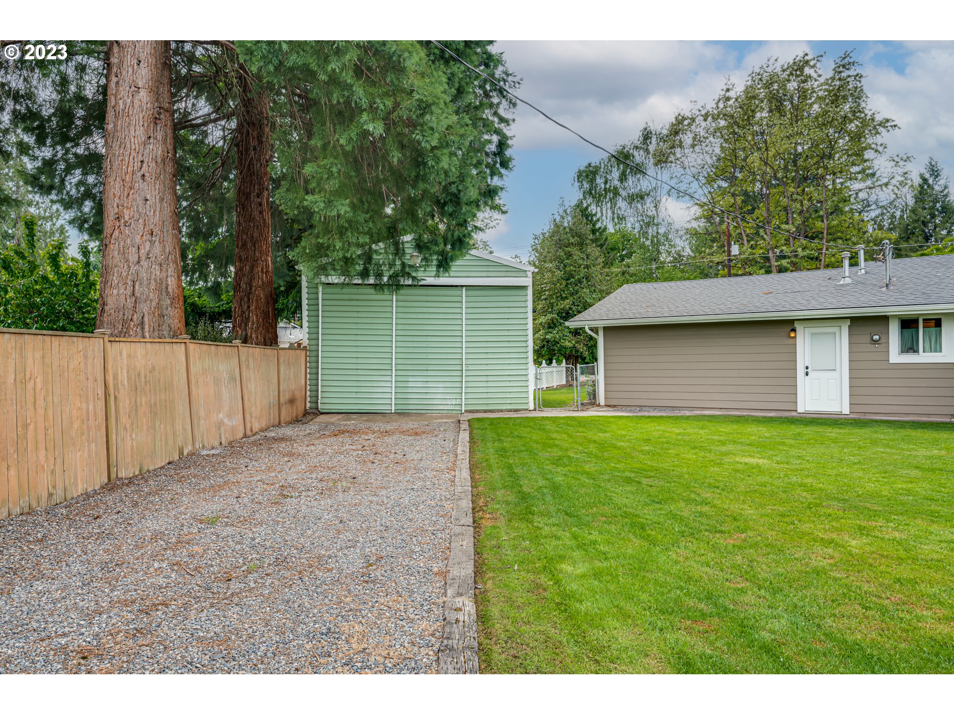 18721 Northeast Cramer Road Battle Ground, WA 98604 - Photo 24 of 32 a view of backyard of house with green space