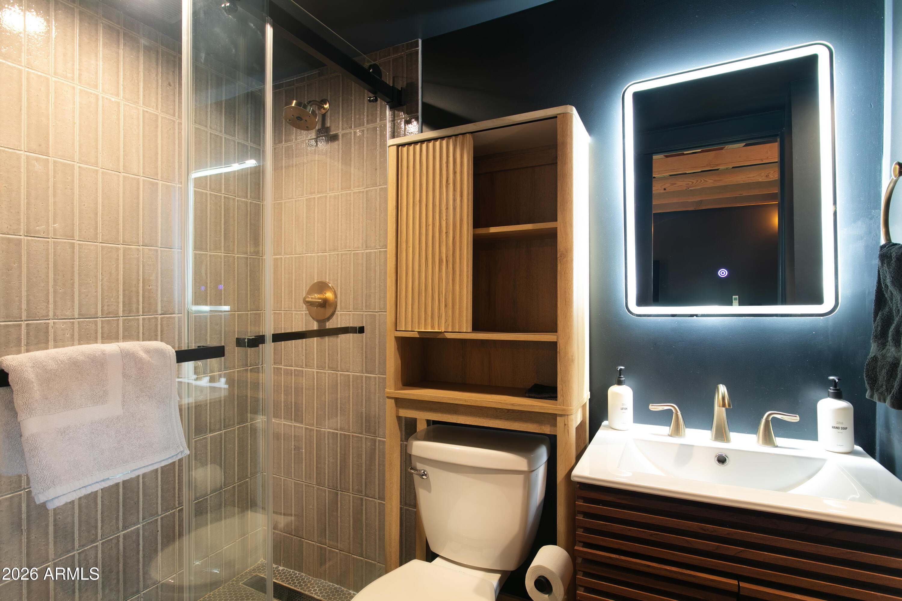 2549 North Mitchell Street Phoenix, AZ 85006 - Photo 37 of 41 a bathroom with a sink toilet and shower